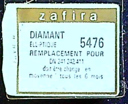 Saphir Diamant Dual DN 241 / 242 / 411 Elliptique