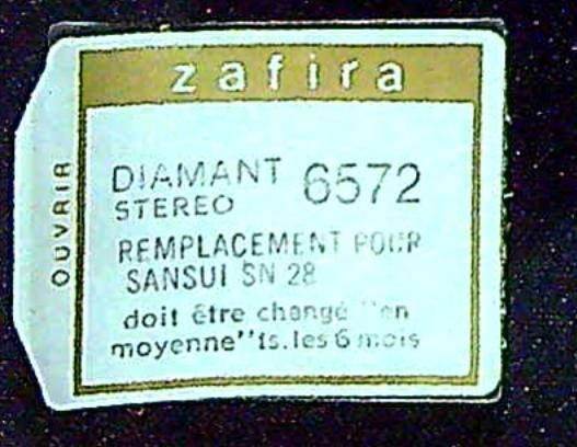 Saphir Diamant Stéréo Sansui SN28