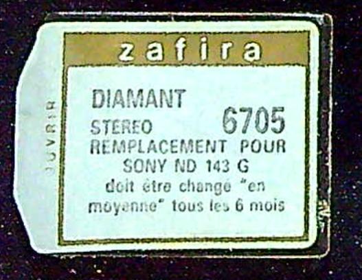 Saphir Diamant Stéréo Sony ND 143 G