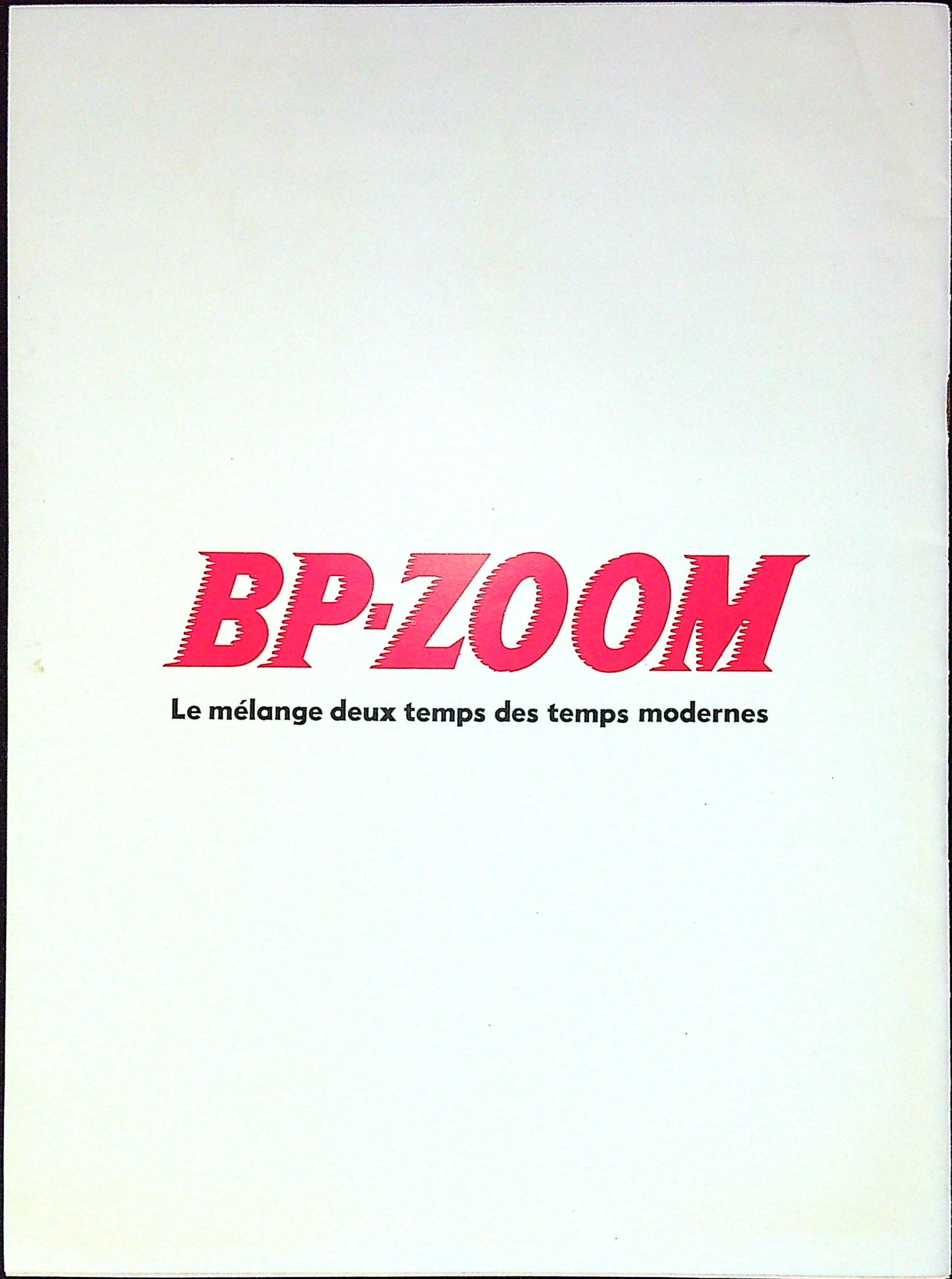 Document Ancienne Publicité Garage Bidon Huile BP