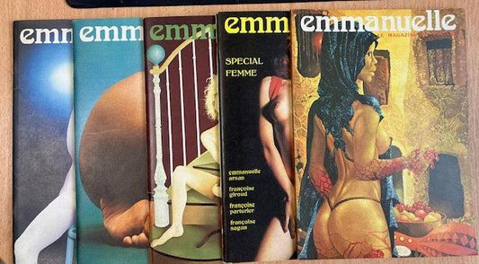 Lot de 5 Magazines Emmanuelle Erotique