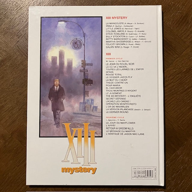 Bande Dessinée Xiii, Mystery, Calvin Wax, Numéro 10