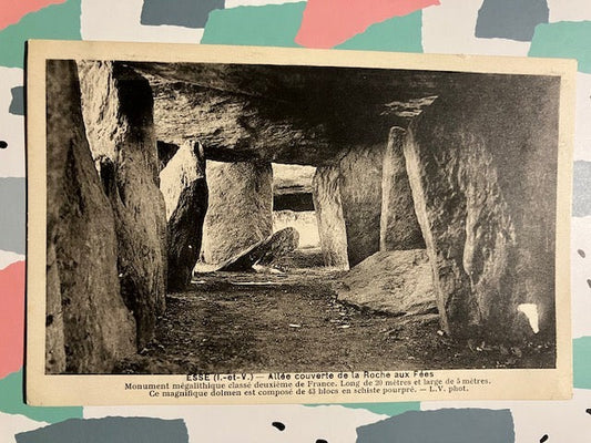 CP 35 Ille et Vilaine Essé La Roche Aux Fées