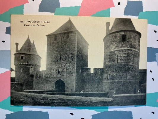 CP 35 Ille et Vilaine Fougères Chateau