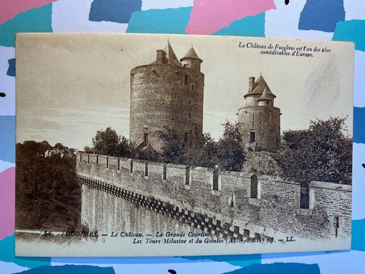 CP 35 Ille et Vilaine Fougères Chateau