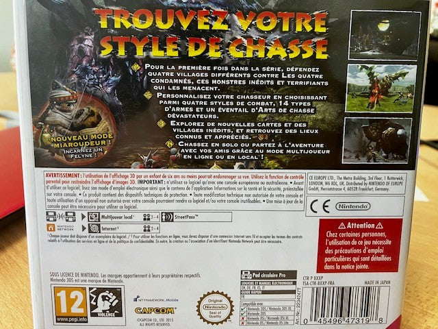 Jeu Nintendo 3DS Monster Hunter Generations