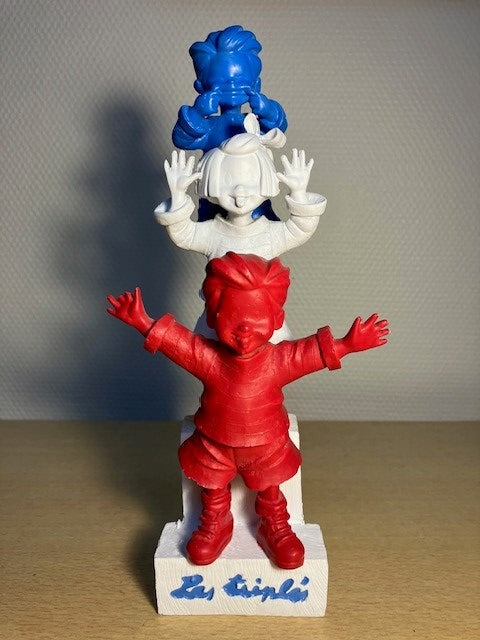 Statuette Promotionnel Publicitaire Dessin Animé 1989 Les Triplés