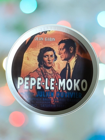 Plateau De Service Bar Publicitaire Du Film Pépé Le Moko Jean Gabin Les Vins P.p. Perot