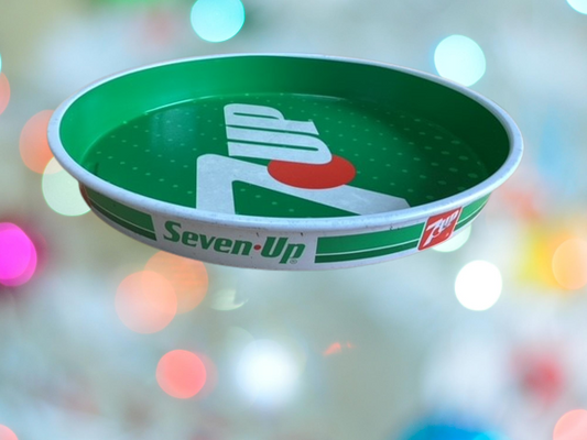 Plateau De Service Bar Publicitaire Soda Seven Up 7up