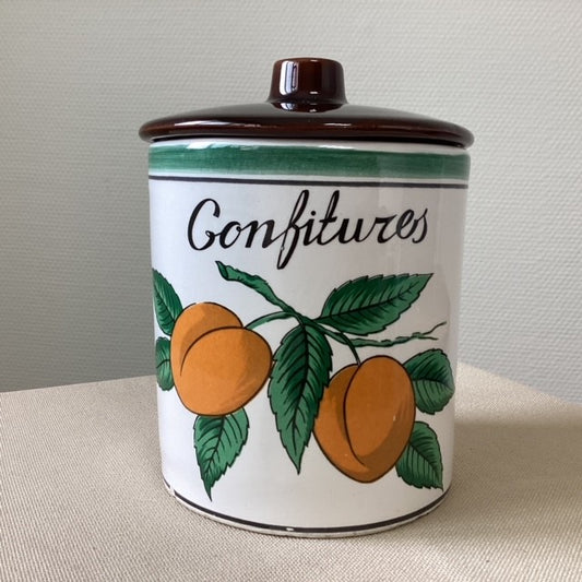 Pot à Confiture Décoration Abricot