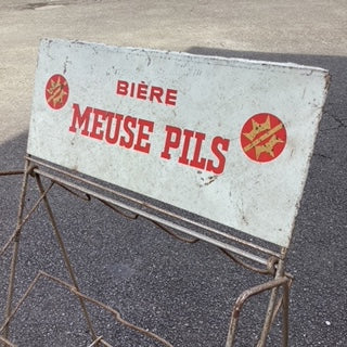 Range Bouteille De Bière Meuse Pils Tôle Non Émaillé