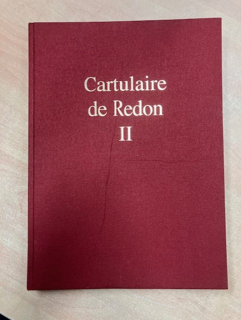 lot Livre Cartulaire de Redon Volume 1 & 2