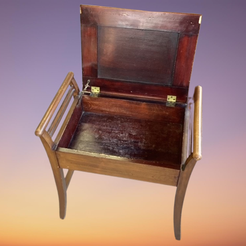 Tabouret Banc En Bois Pour Piano Avec Coffre