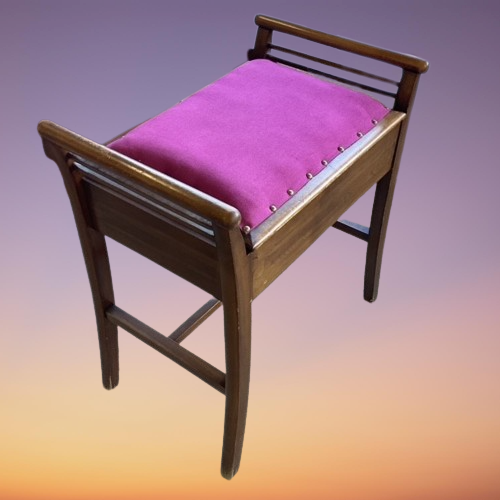 Tabouret Banc En Bois Pour Piano Avec Coffre