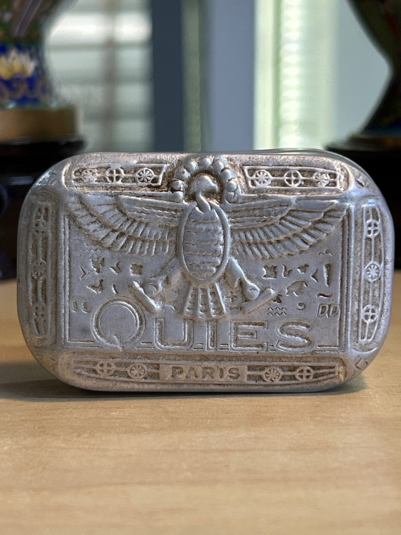 Boîte en métal – Quies Paris – Collection – Décor égyptien