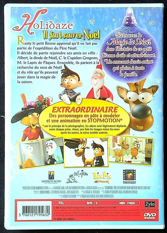 Dvd Holidaze – Il faut sauver Noël – Vidéo – Animation Noël