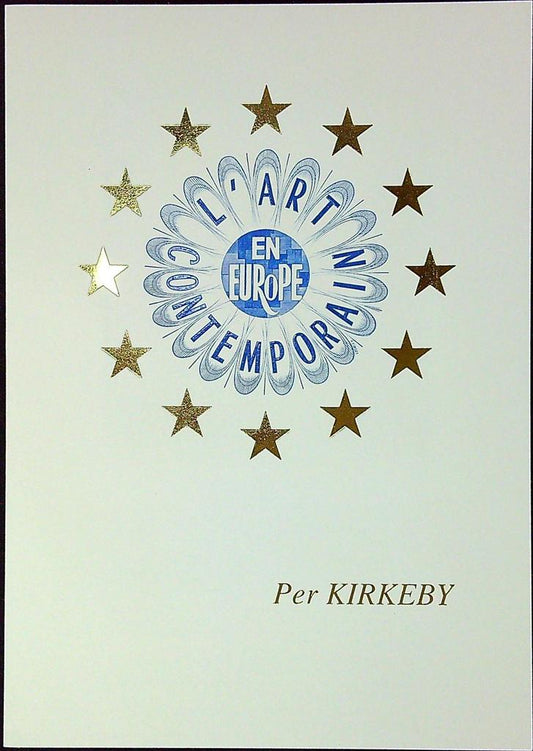 Per Kirkeby Art Contemporain Enveloppe Dépliant Timbre 1er jour Encart Fdc Yvert et Tellier