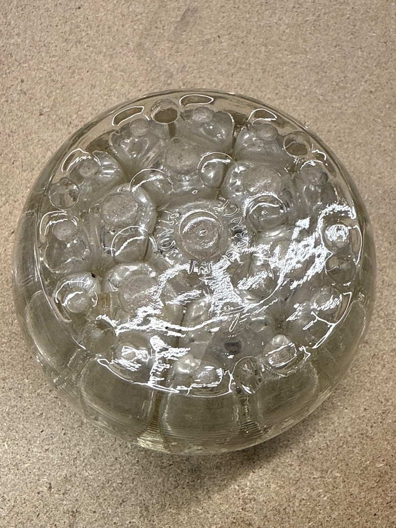 Pique-fleurs – Portieux – Décoration – En verre transparent ancien