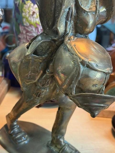 Statue – Bronze – Sculptures Et Figurines – Musicien Au Tambour