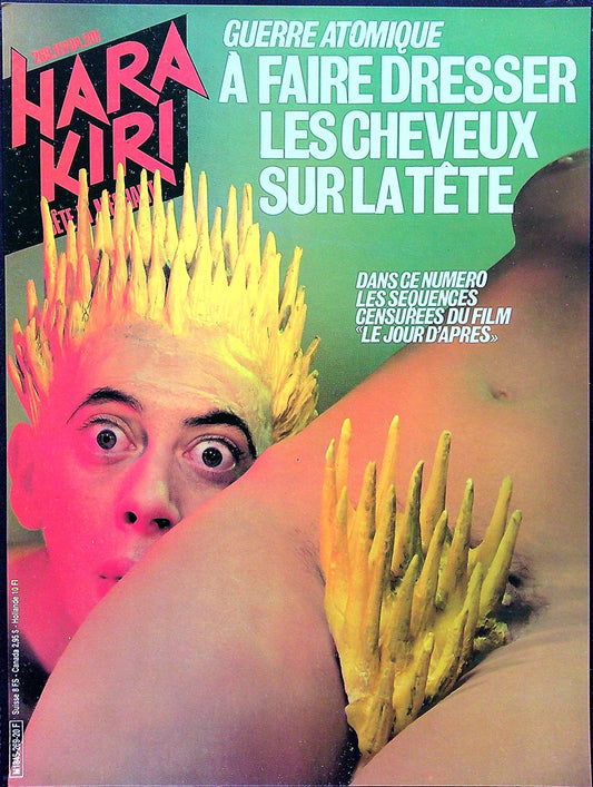 Affiche de Kiosque Plv Promo Magazine Hara Kiri n°269 Guerre Atomique