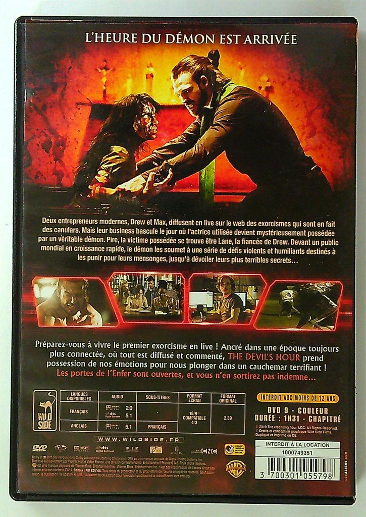 Dvd The Devil's Hour film horreur Wild Side