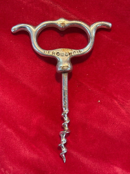 Tire-bouchon – A.p. Debouchoir – Ustensile de bar – Métal argenté