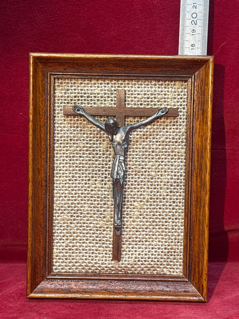 Tableau crucifix crucifix en bois et métal