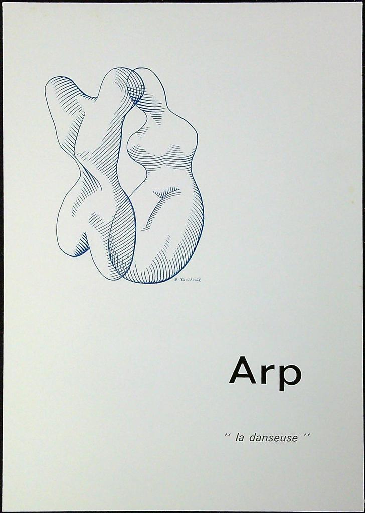 Arp La Danseuse Enveloppe Dépliant Timbre 1er jour Encart Fdc Yvert et Tellier