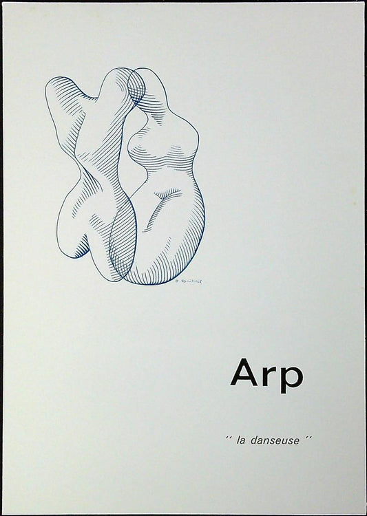 Arp La Danseuse Enveloppe Dépliant Timbre 1er jour Encart Fdc Yvert et Tellier