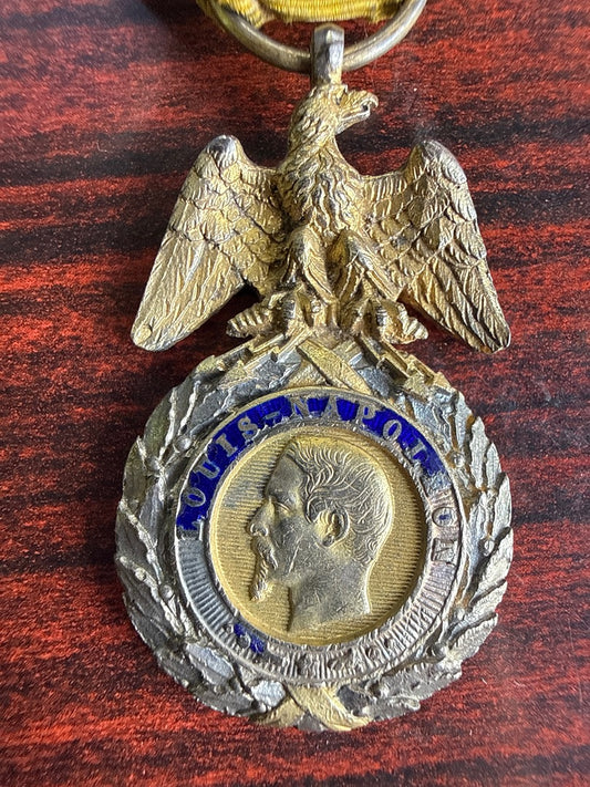 Médaille Militaire – Louis-napoléon 1852 – Memorabilia – Second Empire Valeur Discipline