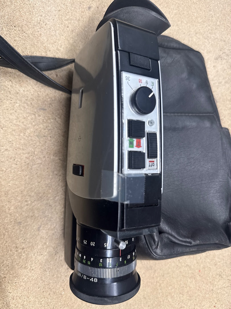 Caméra Super 8 – Bauer C6 – Caméra Film – Noir et gris
