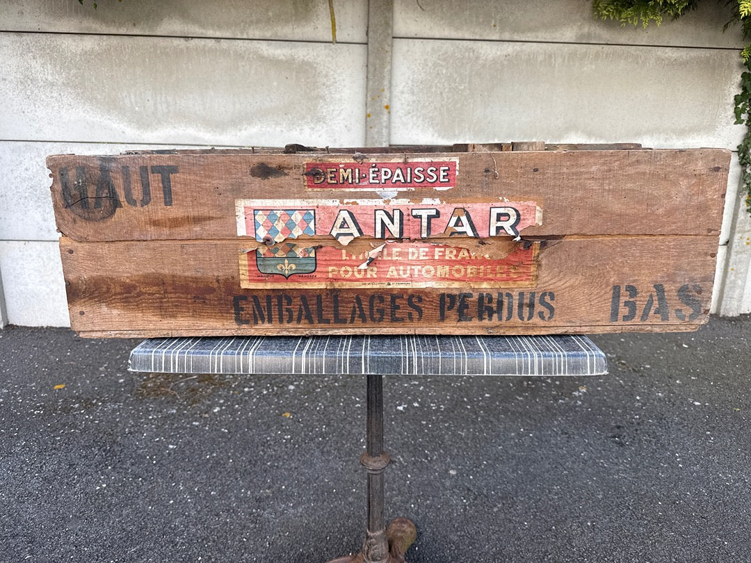 Caisse en bois – Antar – Boîte de rangement – Vintage