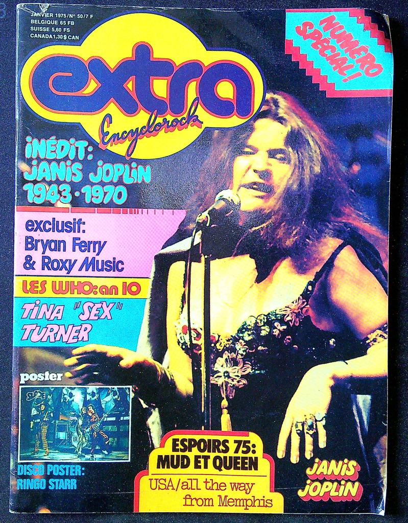 Magazine – Extra N° 50 – Musique – Janis Joplin Queen 1975