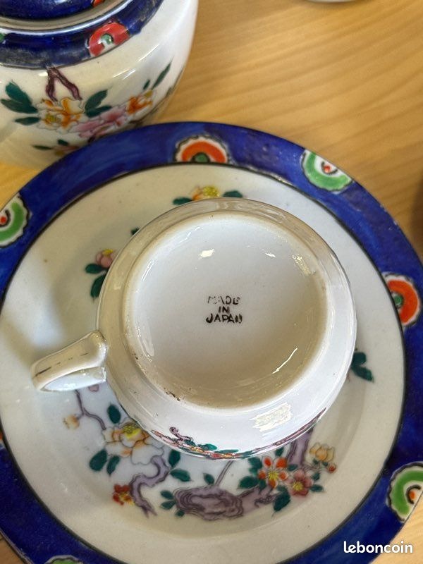 Service à thé et café – Japon – Art de la table – Décor oiseaux