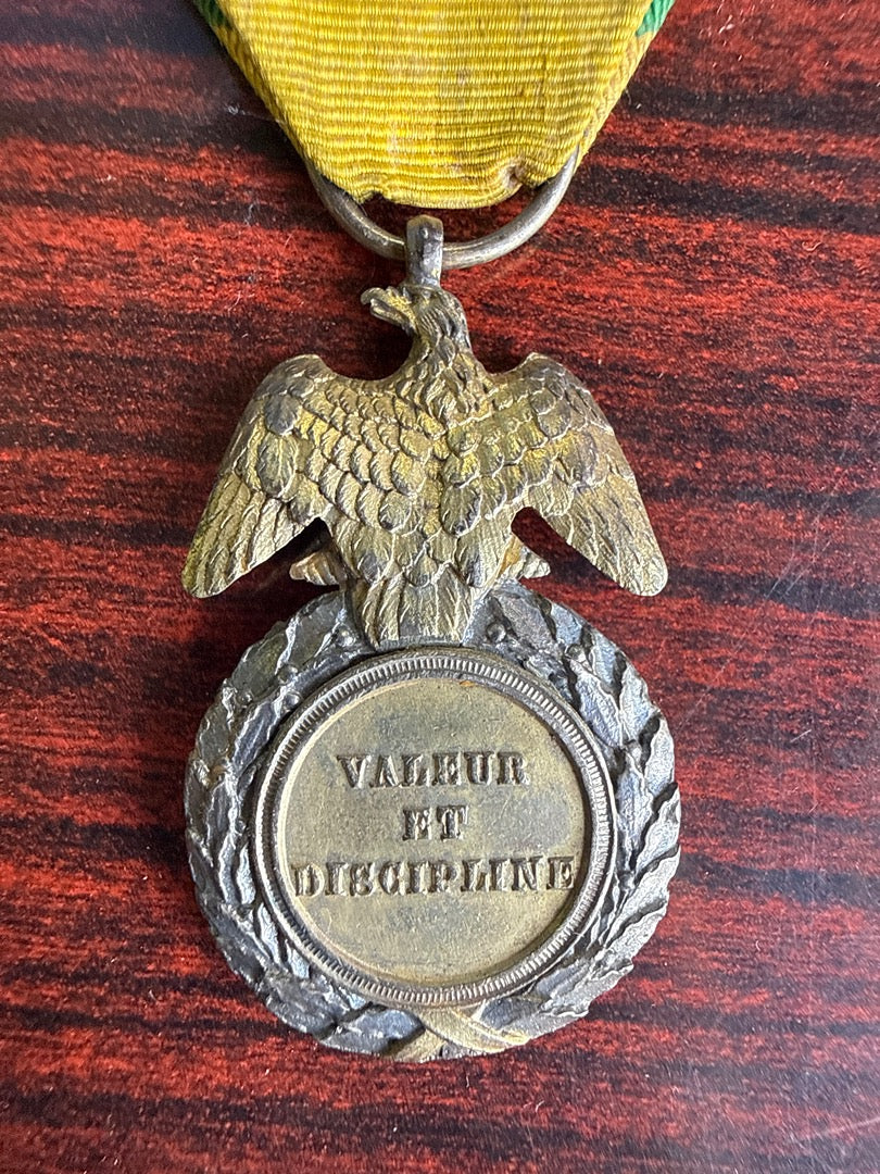 Médaille Militaire – Louis-napoléon 1852 – Memorabilia – Second Empire Valeur Discipline