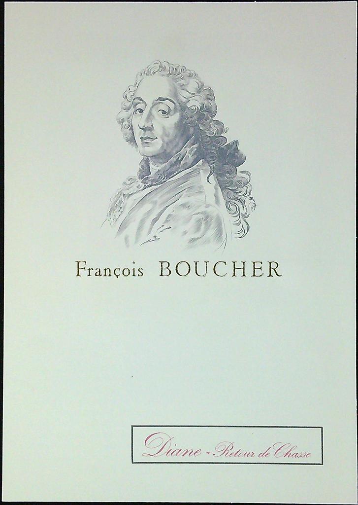 François Boucher Diane Enveloppe Dépliant Timbre 1er jour Encart Fdc Yvert et Tellier