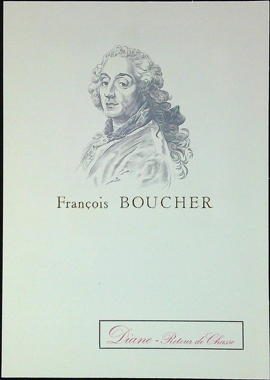 François Boucher Diane Enveloppe Dépliant Timbre 1er jour Encart Fdc Yvert et Tellier