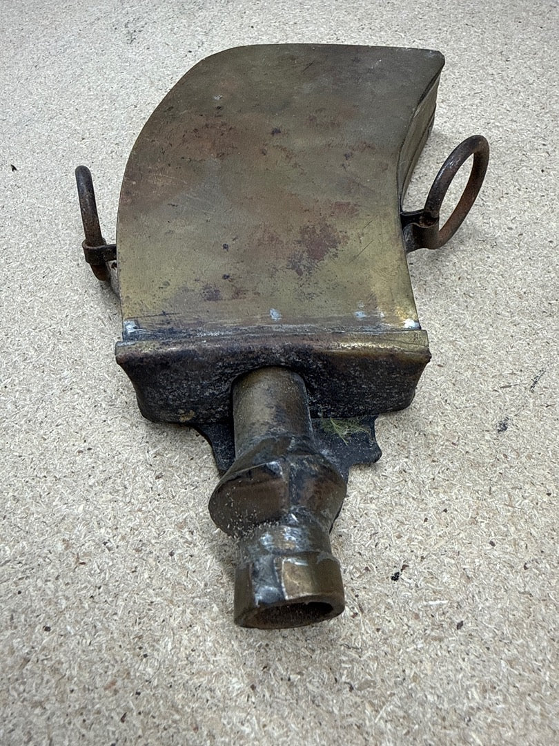 Poire À Poudre – Sans Marque – Bibelots – Métal Doré Gravé