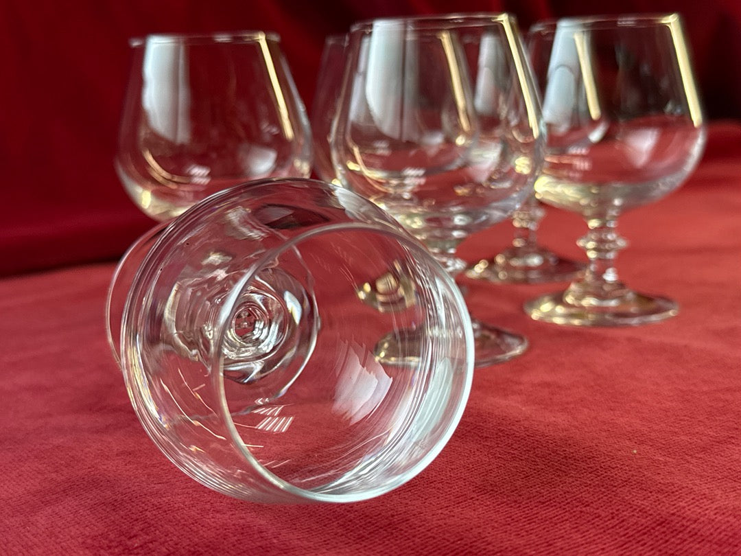 Lot de 6 verres à cognac en cristal Cristal d’Arques
