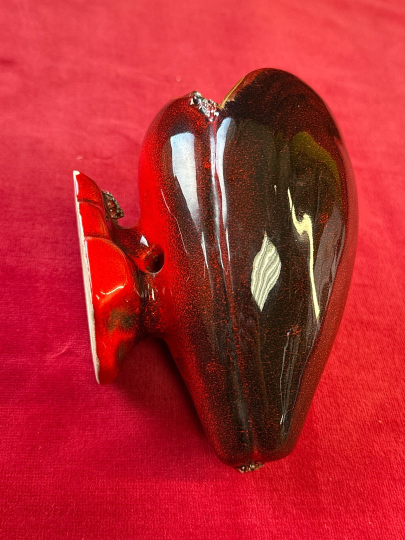 Lampe Coquillage moule en céramique avec phare et mouette Vallauris