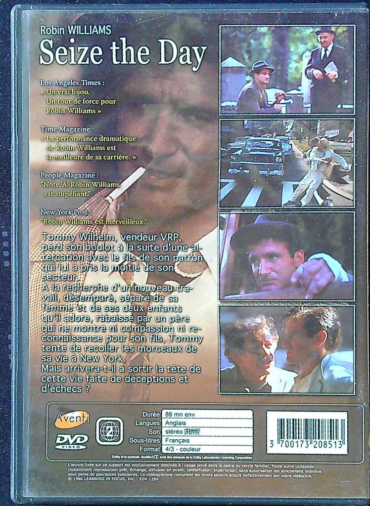 Dvd – Seize the Day Robin Williams – Cinéma – Film drame