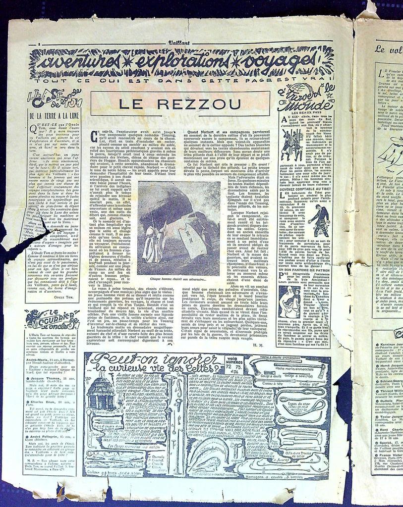 Journal Vaillant – N° 77 - 1946 – Livre illustré ancien