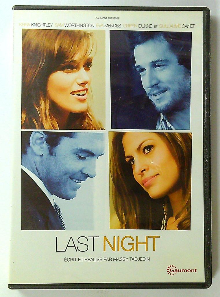 dvd Last Night Keira Knightley Eva Mendes Gaumont