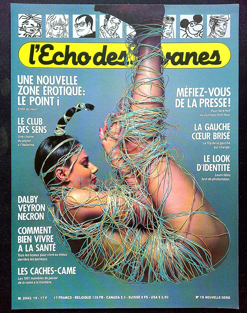 Affiche de Kiosque Plv Promo Magazine L'echo des Savanes n°19 Nouvelle Série Bd