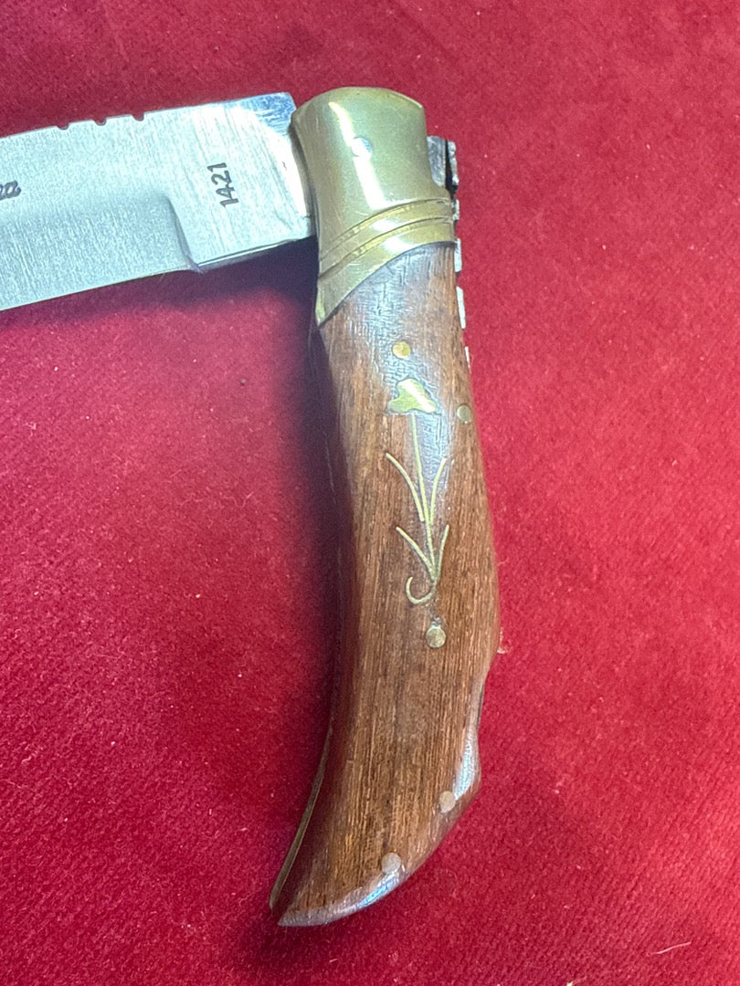 Couteau Laguiole – Couteau pliant bois et étui