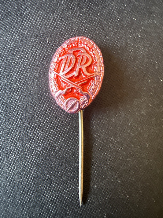 Epingle De Cravate - Vintage - Bijoux - Ovale Rouge Initiales Dr