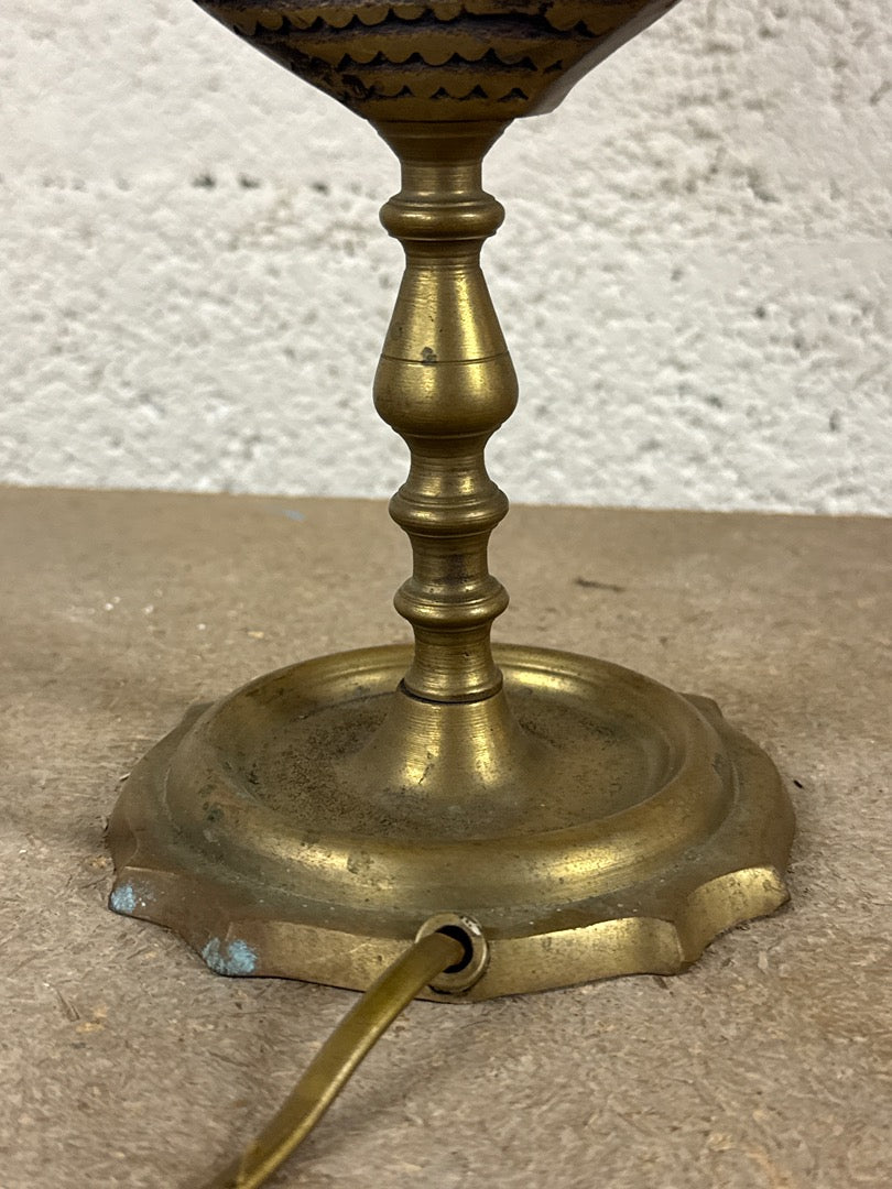 Lampe – Coq en laiton / Bronze