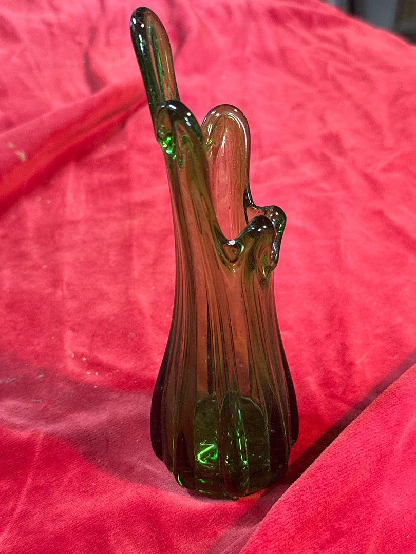 Vase soliflore – Viking Glass – Décoration – Verre vert