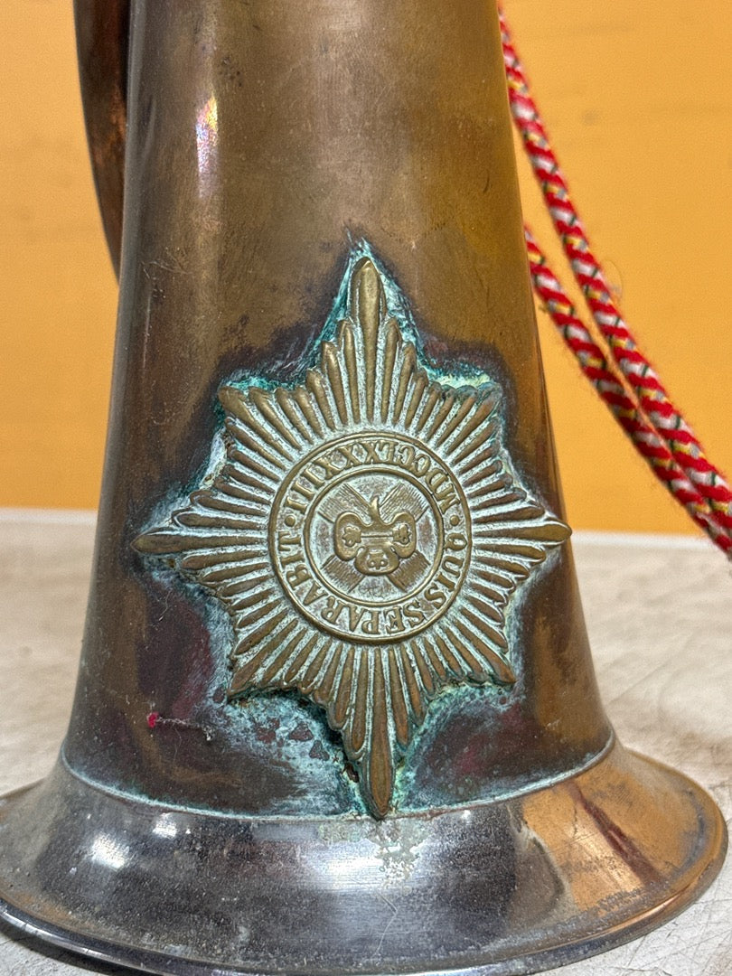 Clairon militaire – Ancien clairon en cuivre