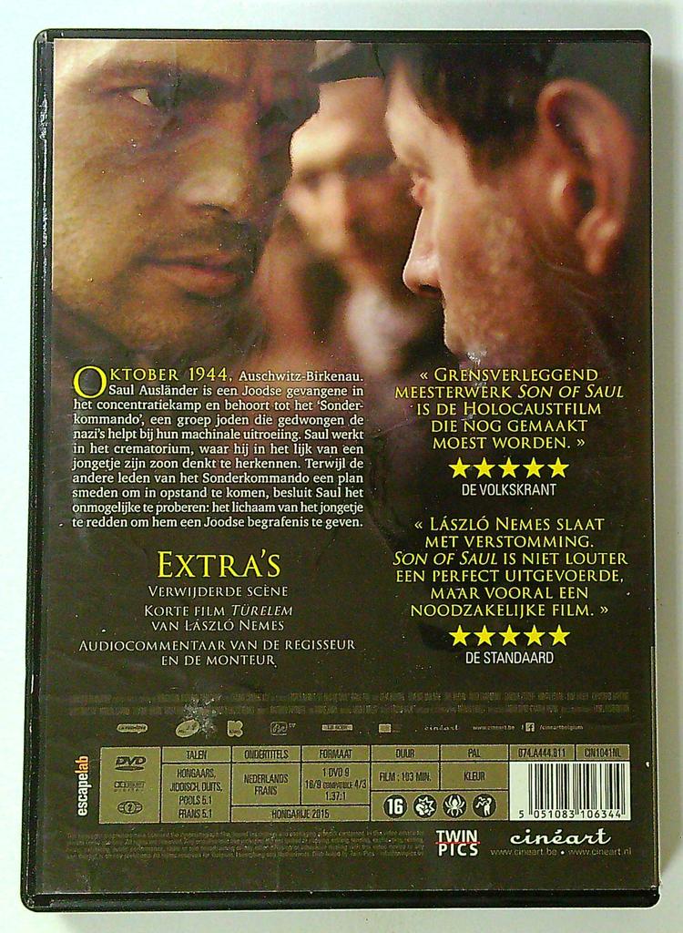 Dvd Le Fils de Saul - Son of Saul - Drame historique